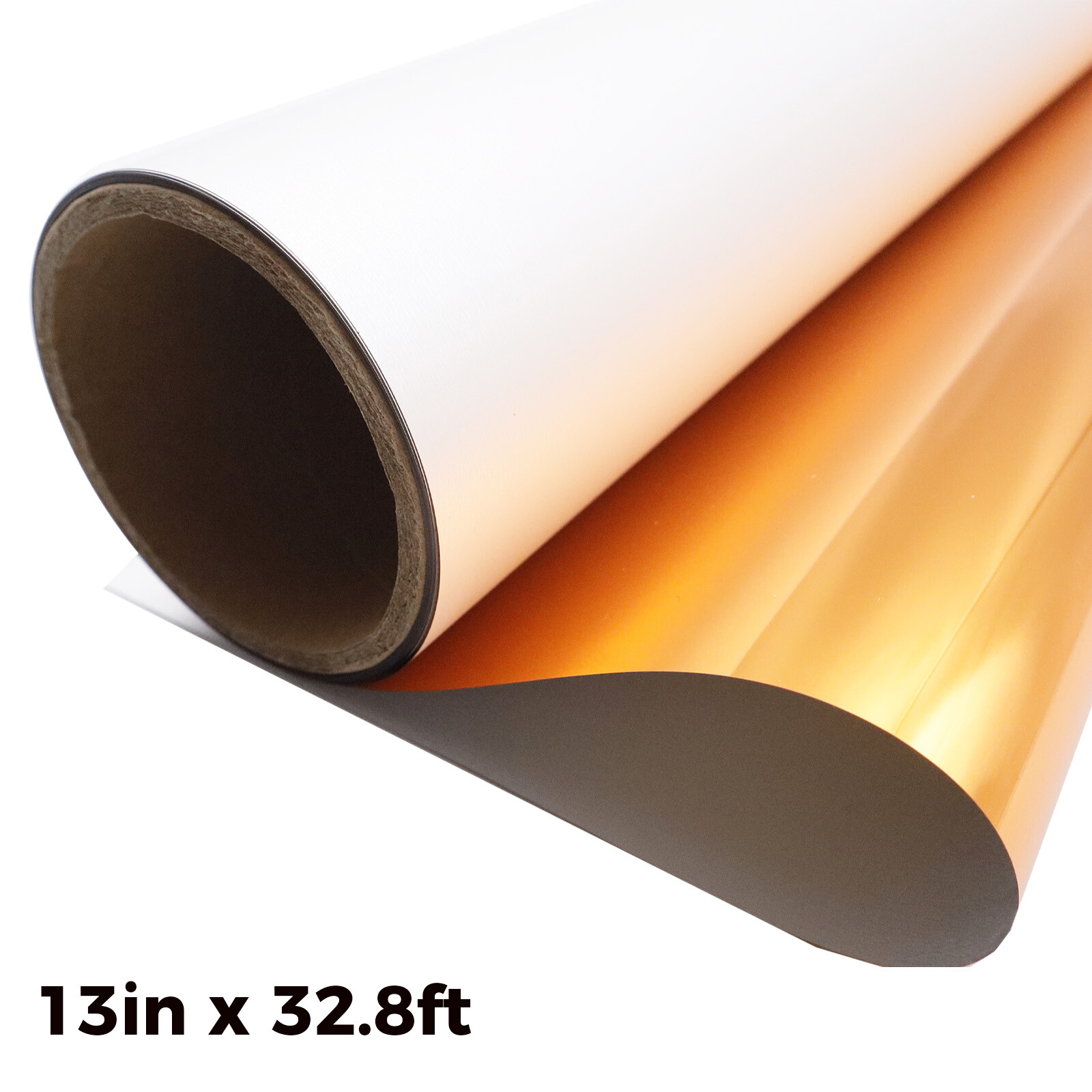 Cold Peel 13in x 32.8ft / 13in x 164ft DTF Copper Metallic Film Roll