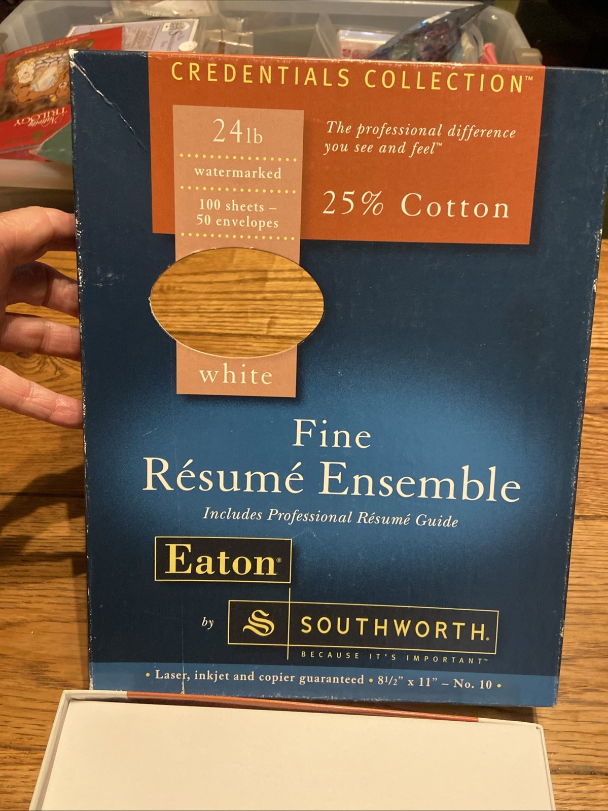 Southworth Find Résumé Ensemble Credentials Collection ￼ Paper &envelop25%Cotton