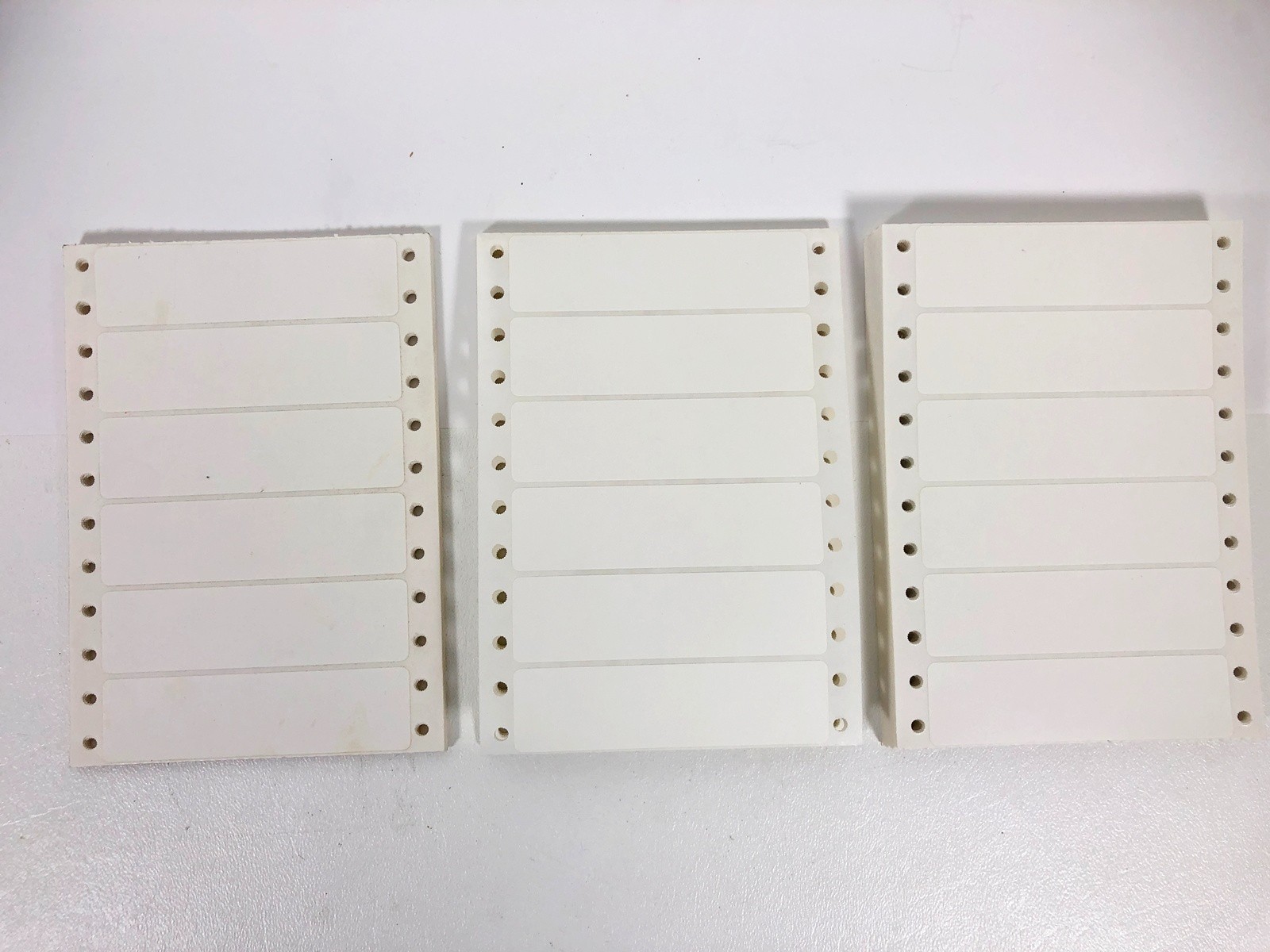Continuous Dot Matrix Vintage Printer Paper Tractor Feed Green Bar stripe Solid