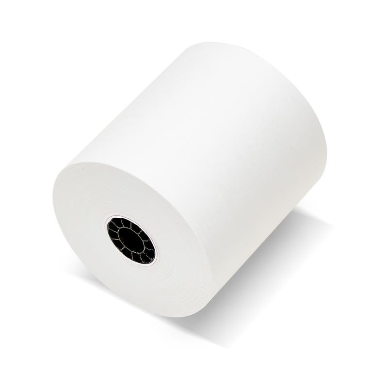(50 Rolls) 3″ x 165′ 1-Ply Bond Receipt Paper POS Cash 3 x 165, white