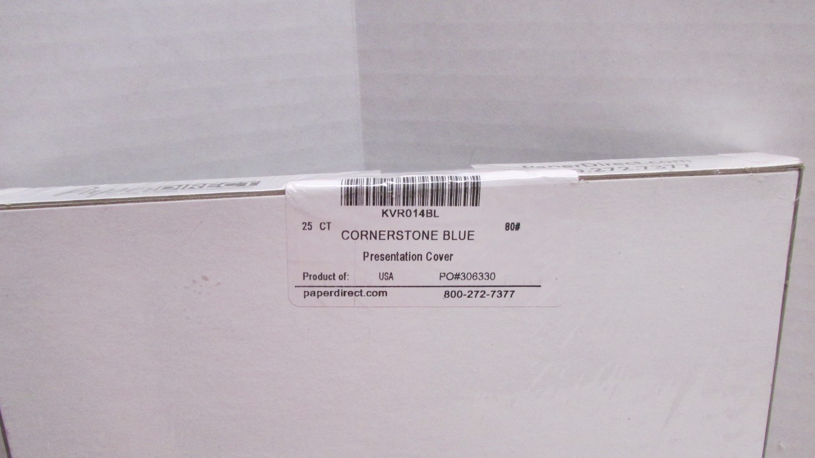NEW Paper Direct Presentation Cover 25ct Cornerstone Blue 80# 8.5″x11″