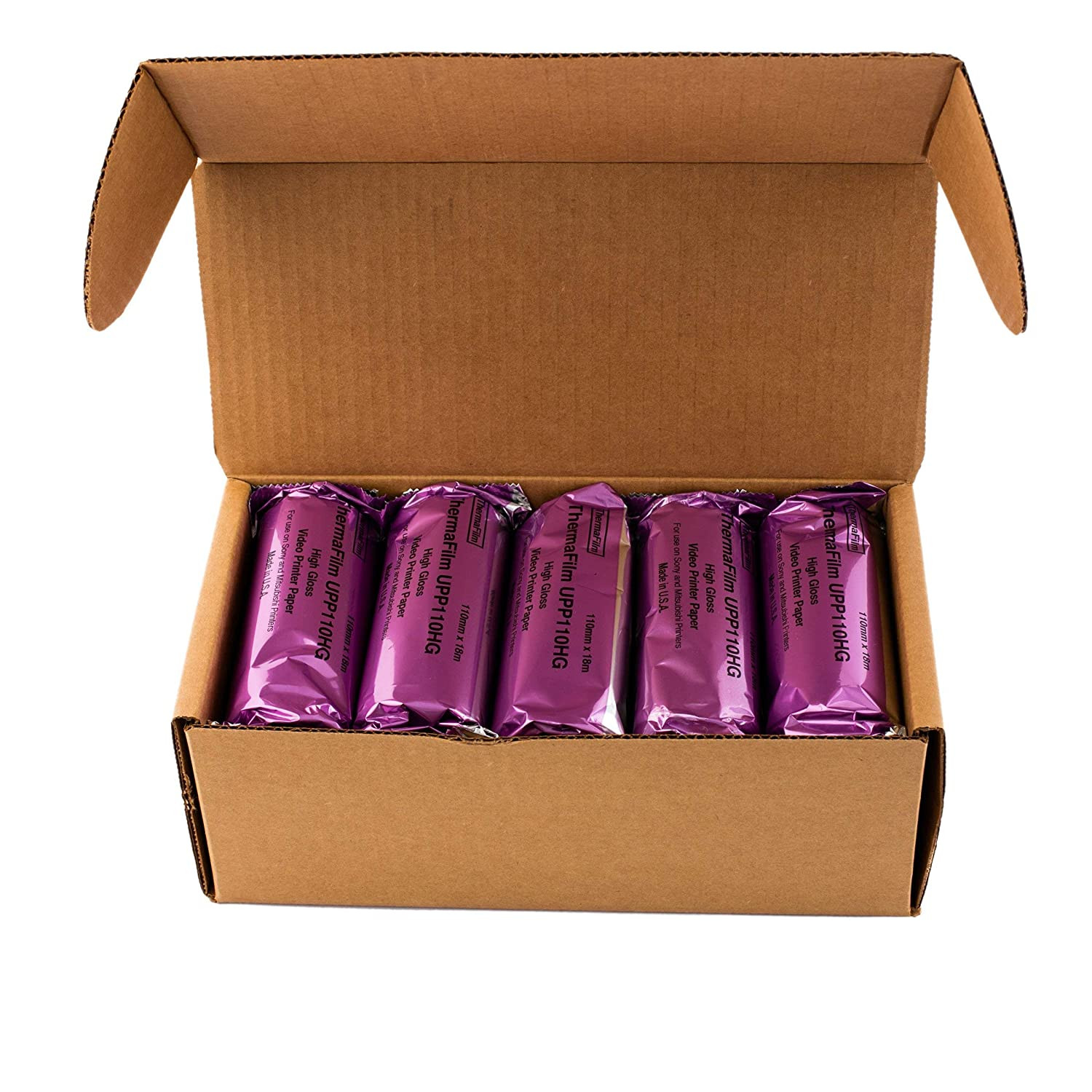 Sony Compatible UPP-110HG High Gloss 10 Rolls Ultrasound Paper Film Media 110mm