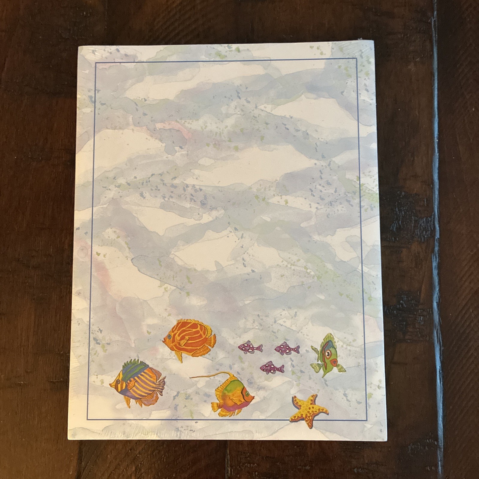 GREAT PAPERS Letterhead 100 Sheets FANCY FISH 8.5” x 11” NOS; Sealed