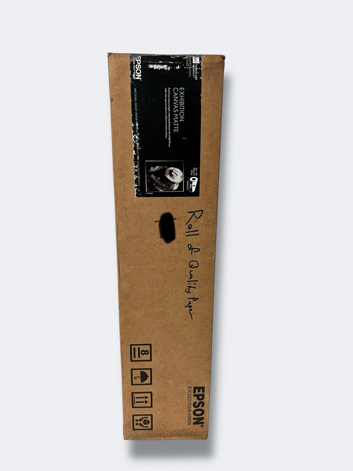 Epson Exhibition Canvas Matte Archival Inkjet Paper (24″ x 40′ Roll) NEVER USED