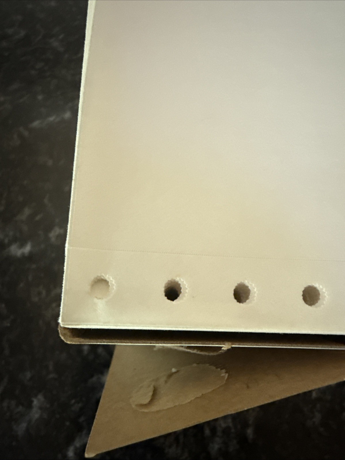 Continuous Dot Matrix Tractor Feed Printer Computer Paper 9.5″×11″ & RARE