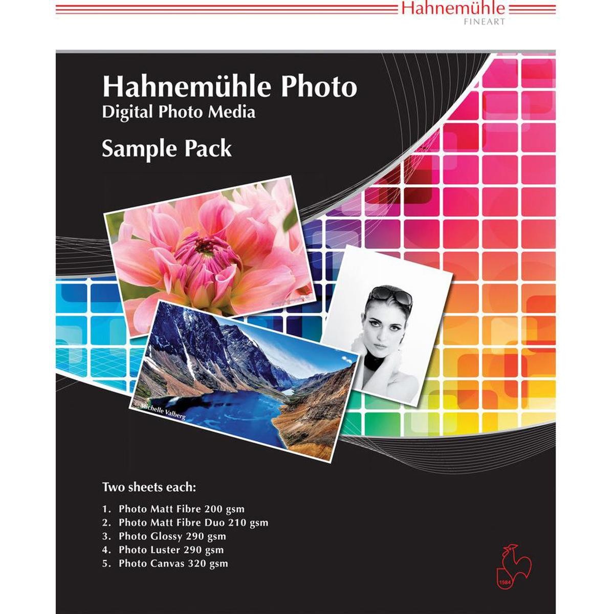 Hahnemuhle Fine Art Inkjet Photo Paper Sample Pack, 8.5×11″, 10 Sheets