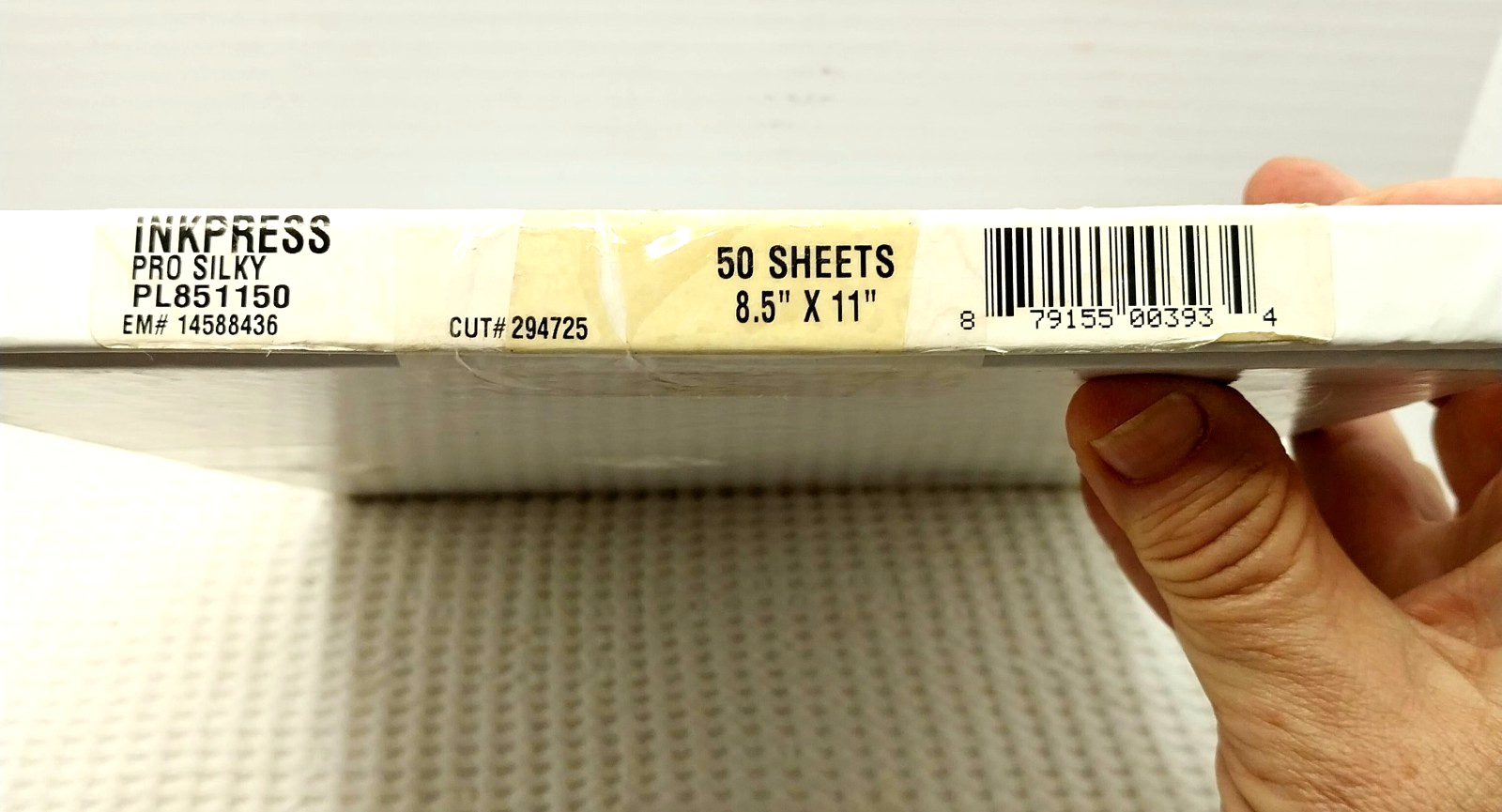 Inkpress Pro Silky Inkjet Photo Paper, 300gsm, 12mil, 95% Bright, 8.5 “x 11” 50P