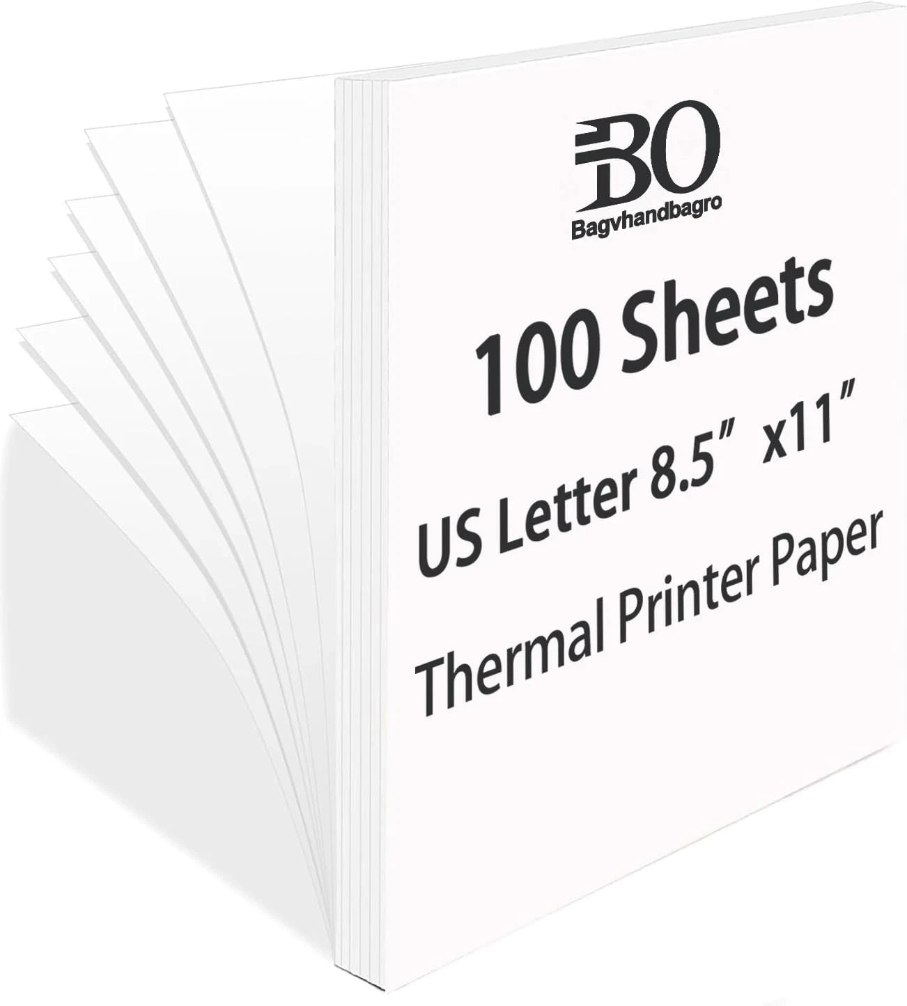 Sheets Thermal Printer Paper US Letter Size Advanced Printing P 100 8.5” 11”