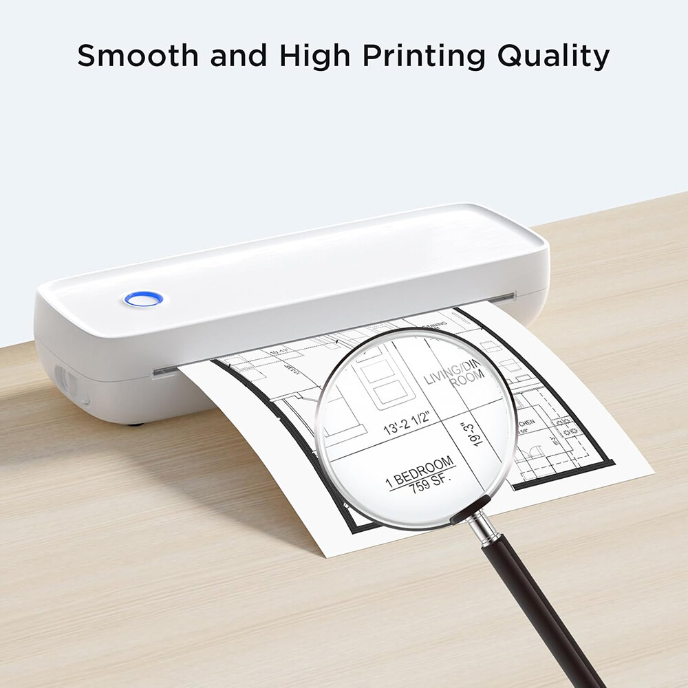 100-1000x 8.5×11″ Folded A4 Thermal Continuous Paper For M08F M832 Hprt Printer