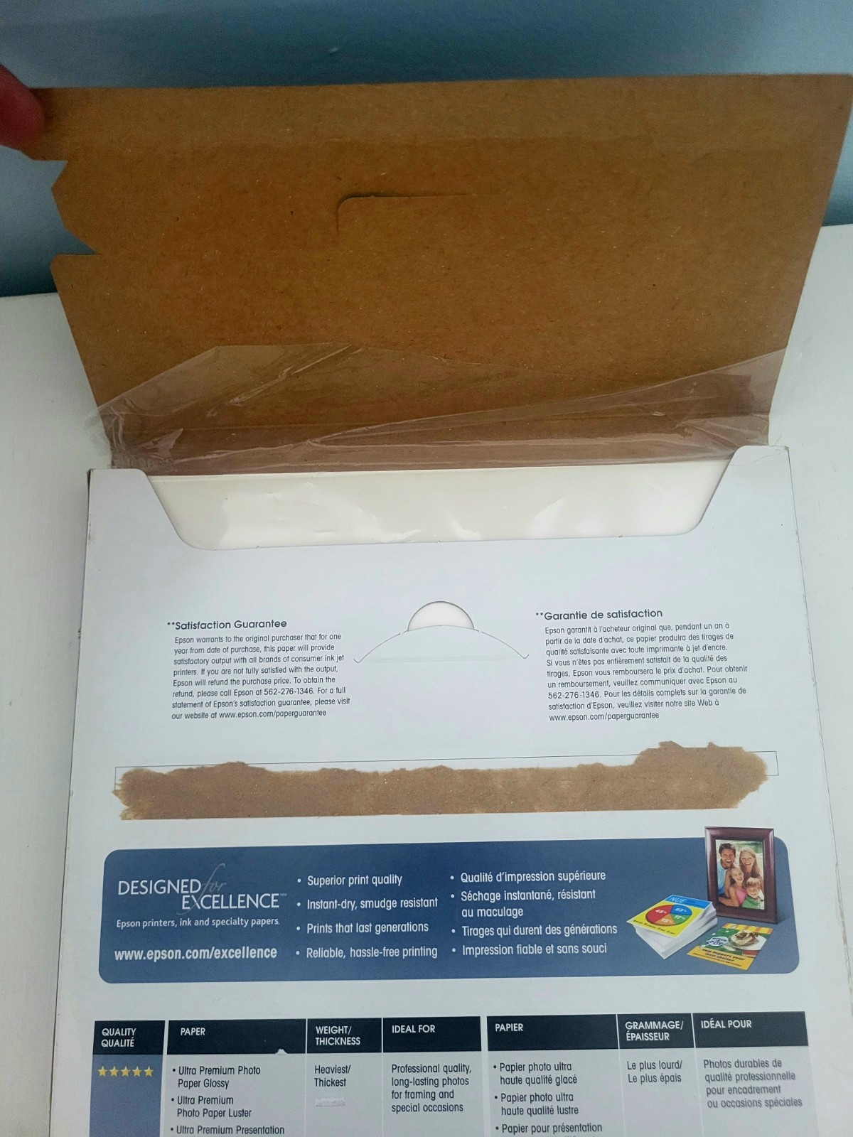Epson Premium Presentation Paper Matte 8.5 X 11″ – Read Description Open Box- 44
