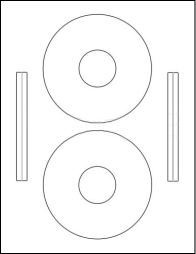 =MATTE FINISH= 5-INCH CD Labels =NEATO FORMAT= 200-Pak (100 sheets)