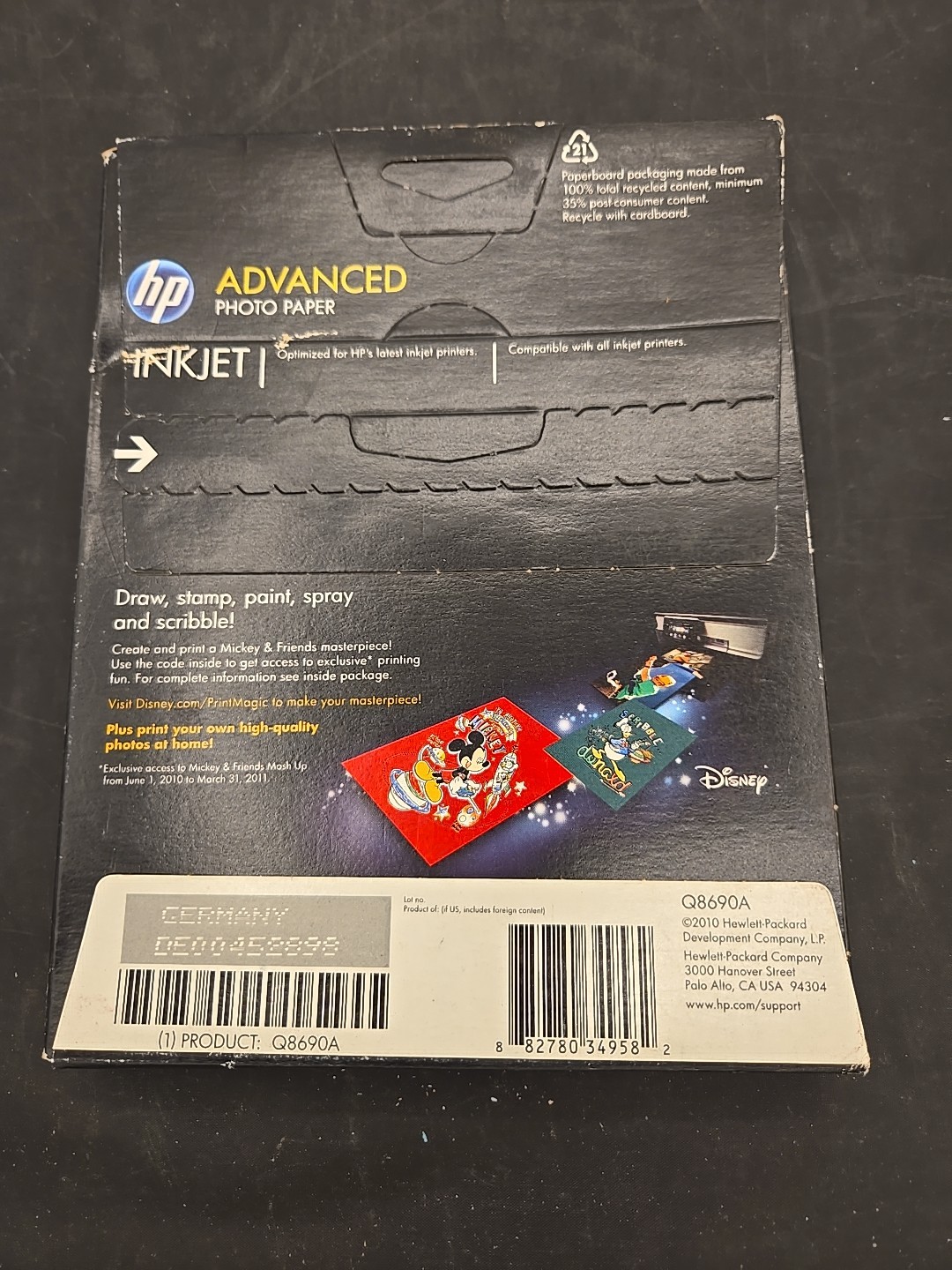 HP Advanced Glossy 5×7 Photo Paper For Inkjets – 60 Pack-Factory Sealed – NEW