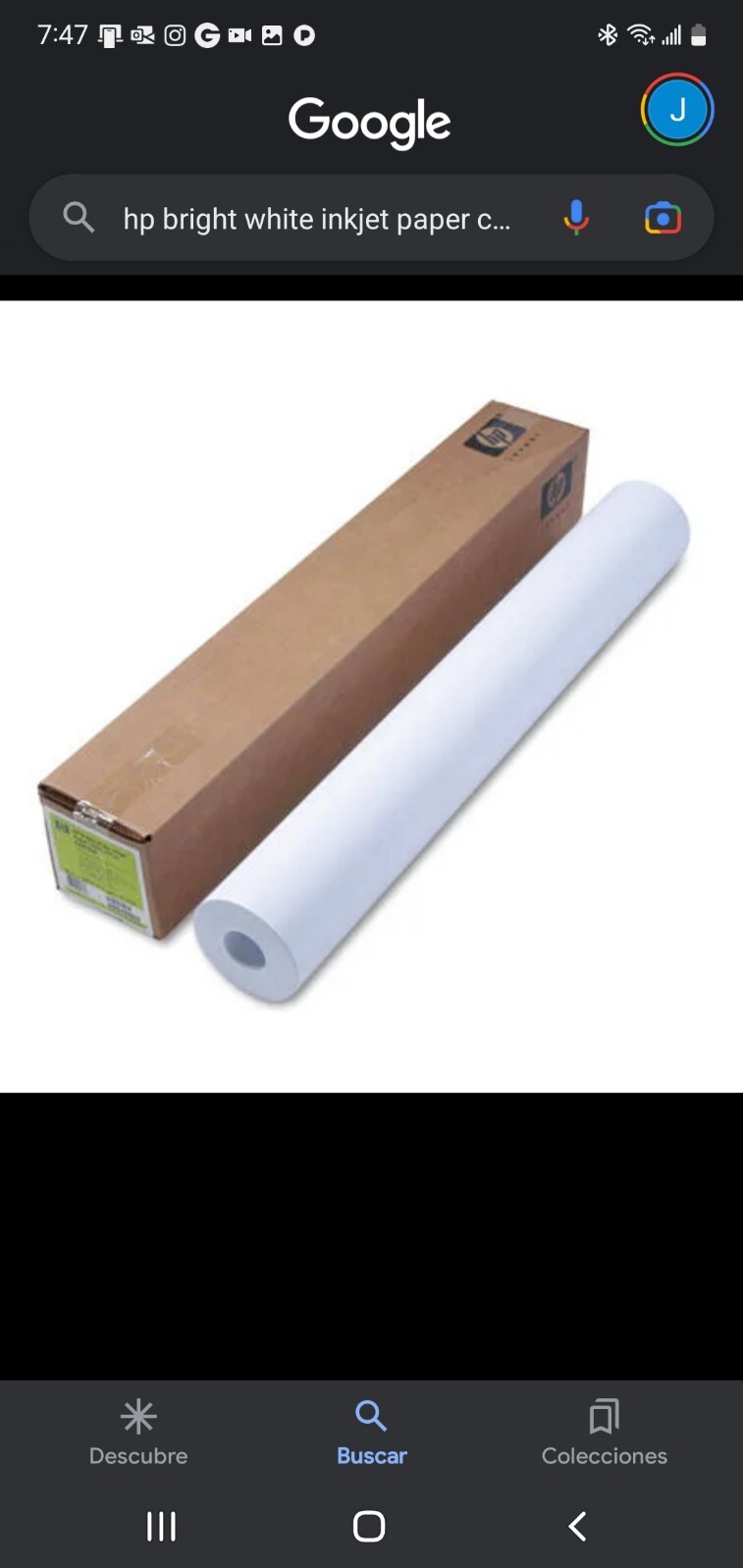 HP C1861A Bright White Inkjet Paper – 36″ x 150′ paper for HP designjets