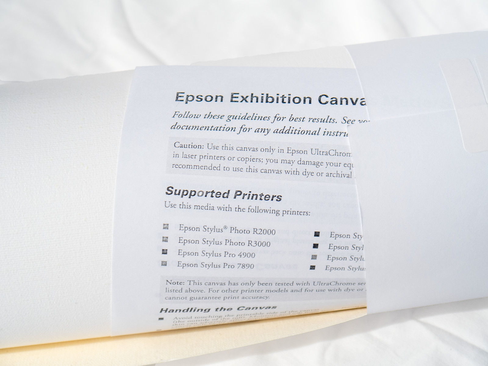 Epson Exhibition Canvas 13″ x 20′ Printer Paper
