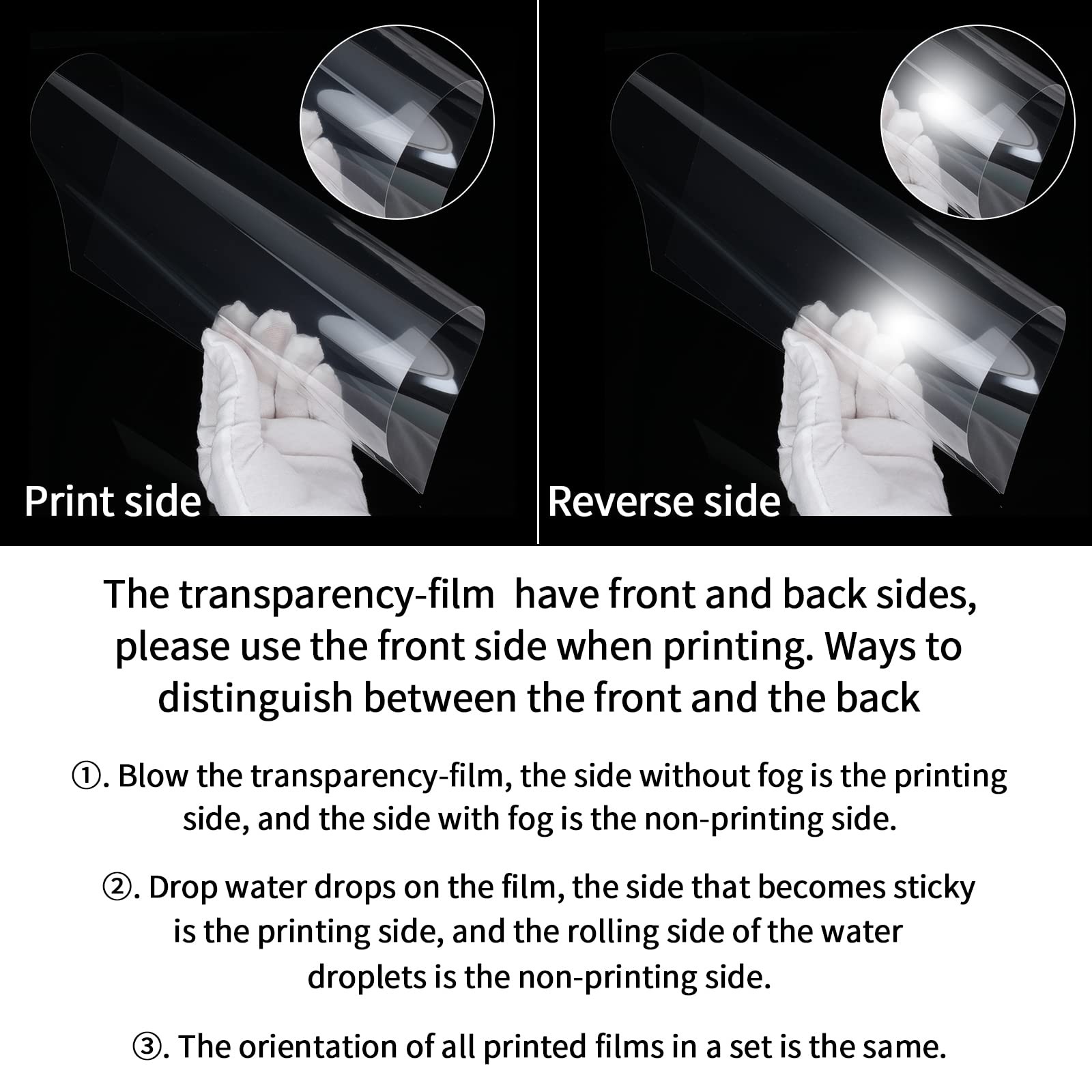 30 Sheets 8.5×11 Inch Clear Film fro Ink Jet Printer Silk Screen Printing