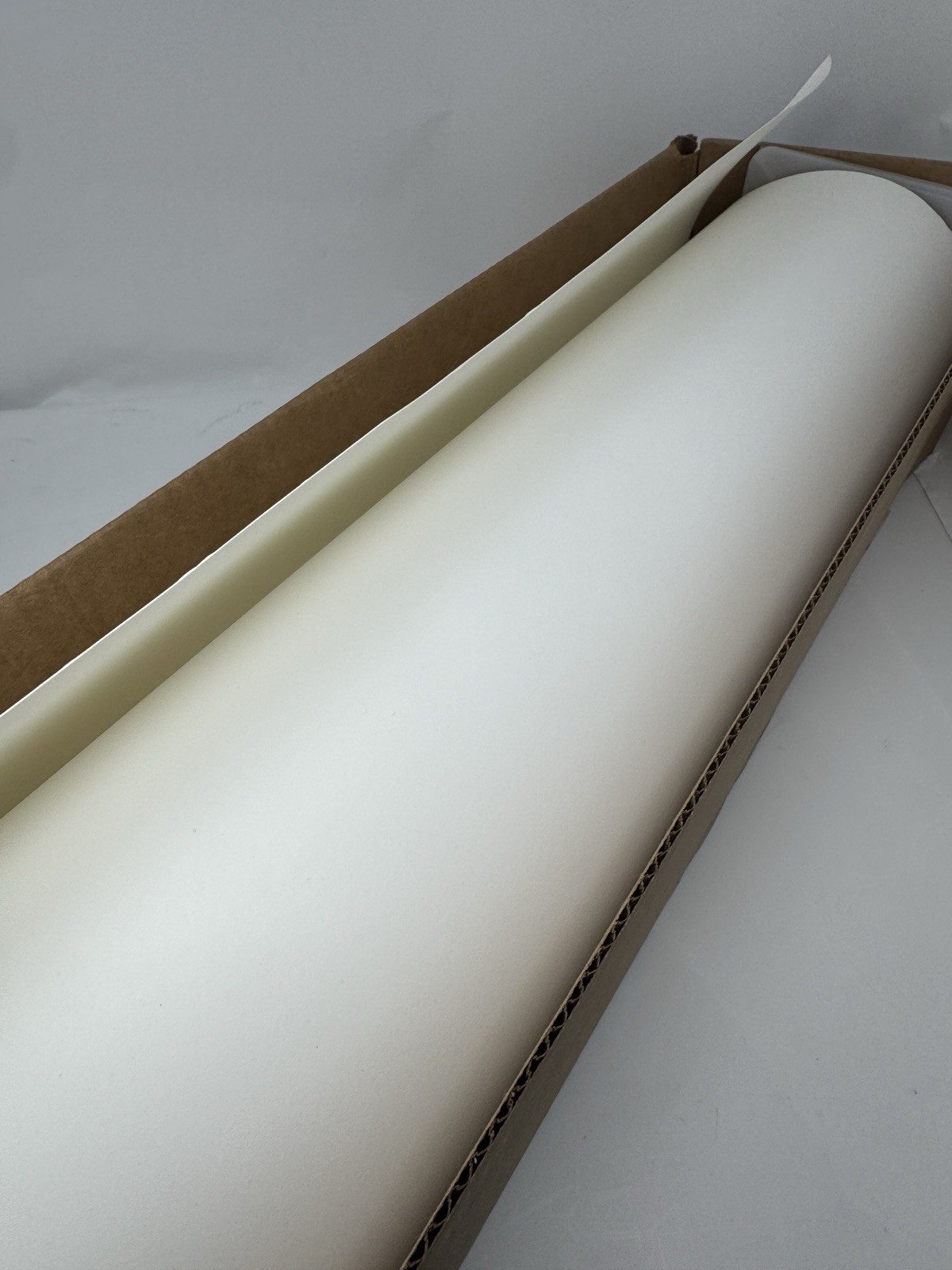 Epson Hot Press Bright Archival Inkjet Paper (44″ x 50′ Roll)- slightly unfurled