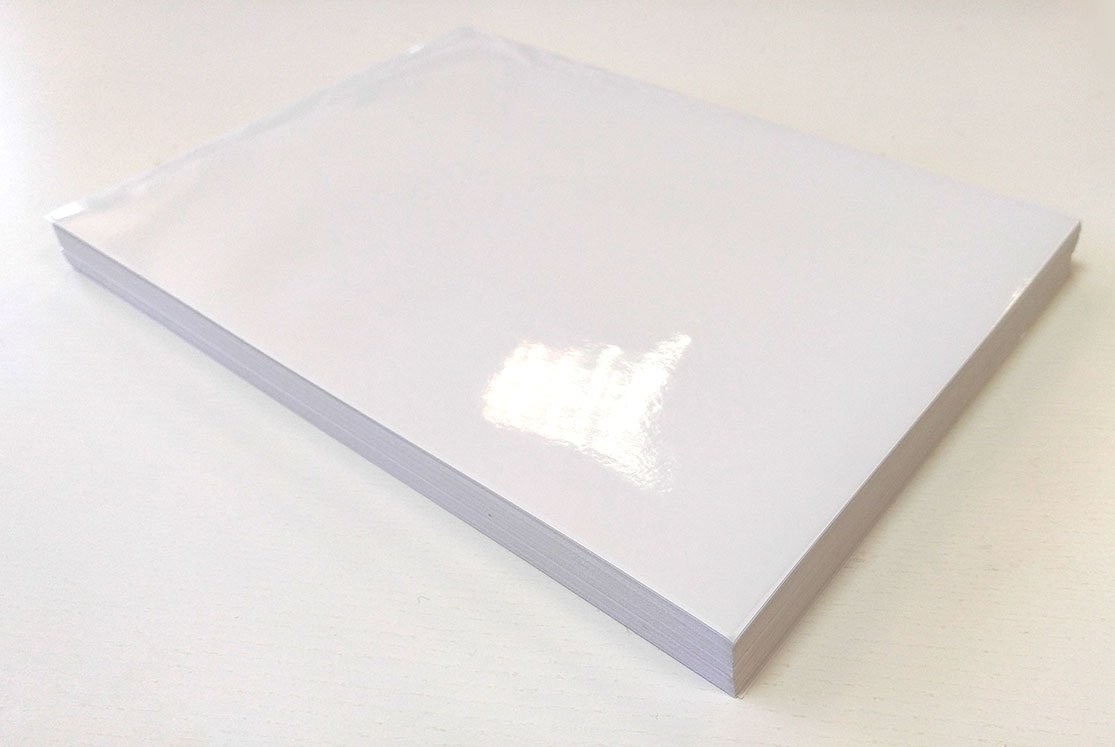 10 Sheets A4 Clear/Transparent Glossy Self Adhesive Vinyl Stickers, High Rise…