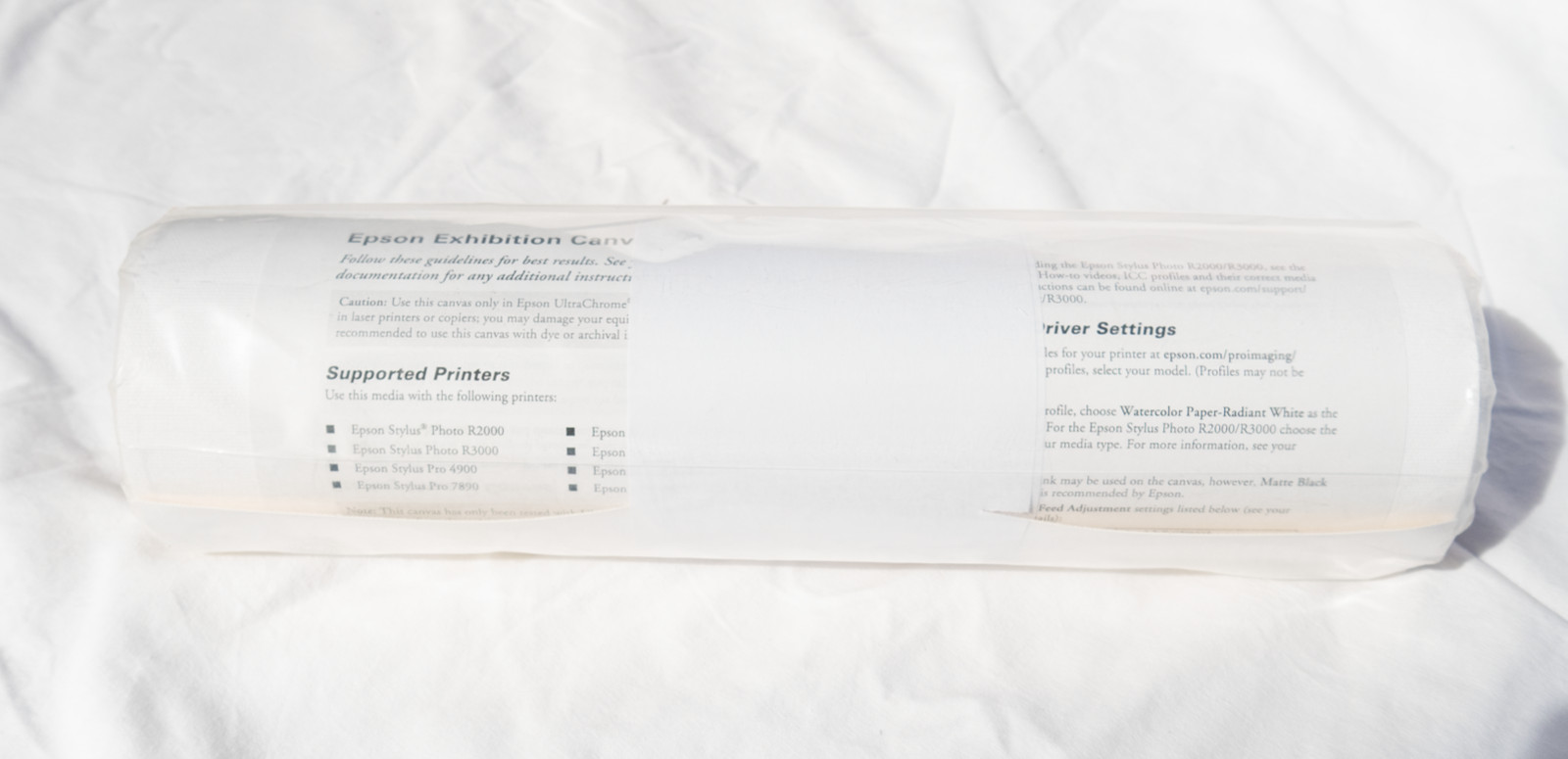 Epson Exhibition Canvas 13″ x 20′ Printer Paper