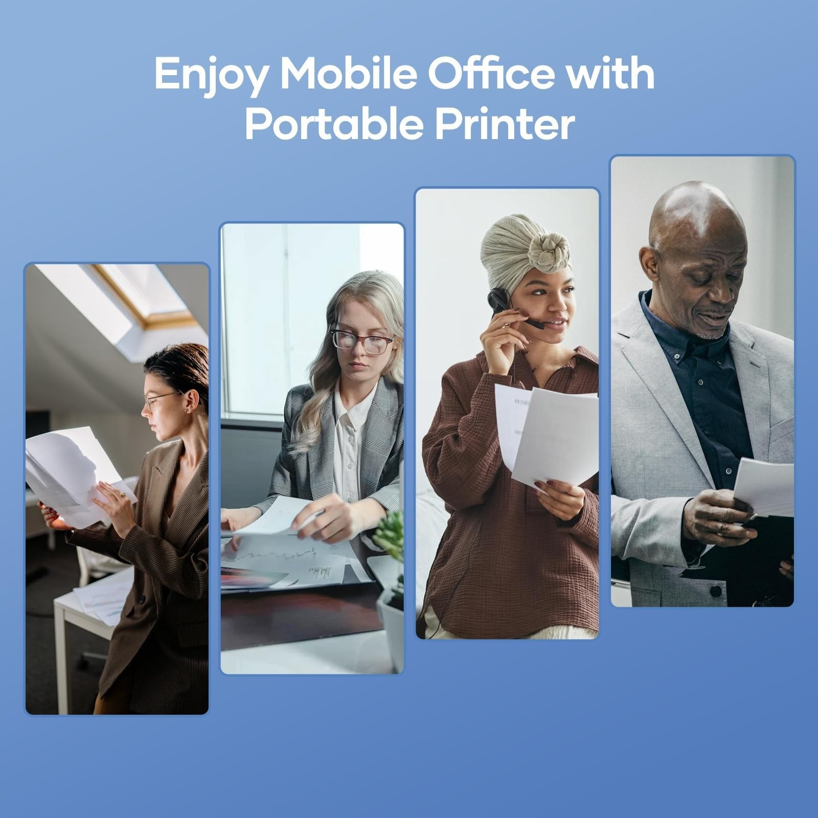 Thermal Paper 8.5×11″ 200 Sheets for Portable Printers – Continuous File Printin