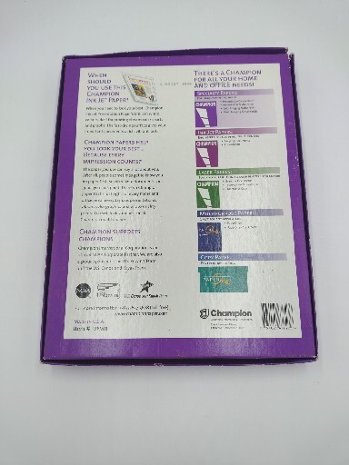 Champion Ink Jet Paper Matte Finish 2 Side Weight .28 lbs 8 1/2″ x 11″