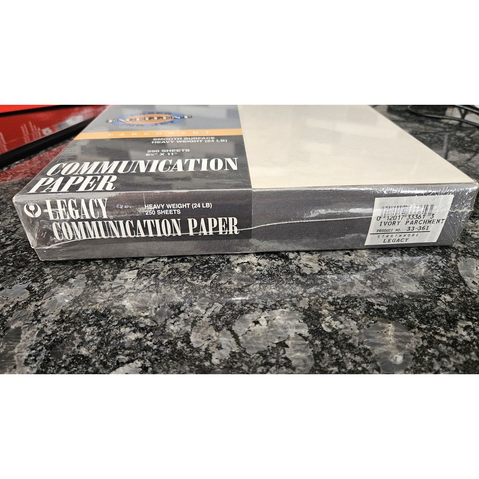 Inkjet & Laser Printer Paper, 8.5″ X 11″, 24 U Lb., Ivory Parchment, 250 Sheets