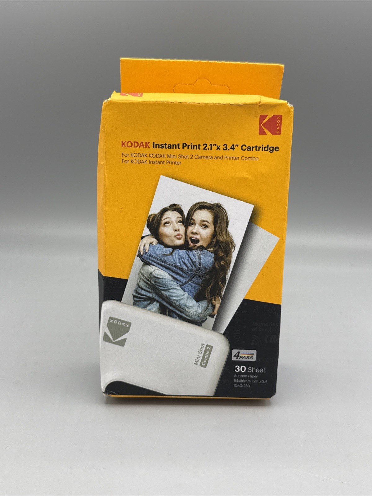 Kodak Cartridge 2.1 X 3.4 30 Sheets For Kodak Mini Shot 2 Series Brand New