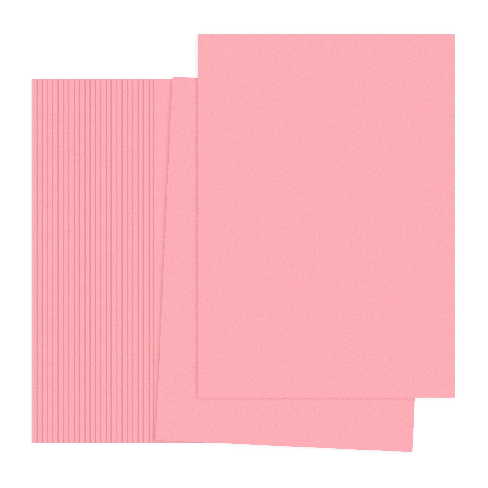 Light Pink Color Copy Paper, 50 Sheets 8.3×5.9″ A5 70gsm