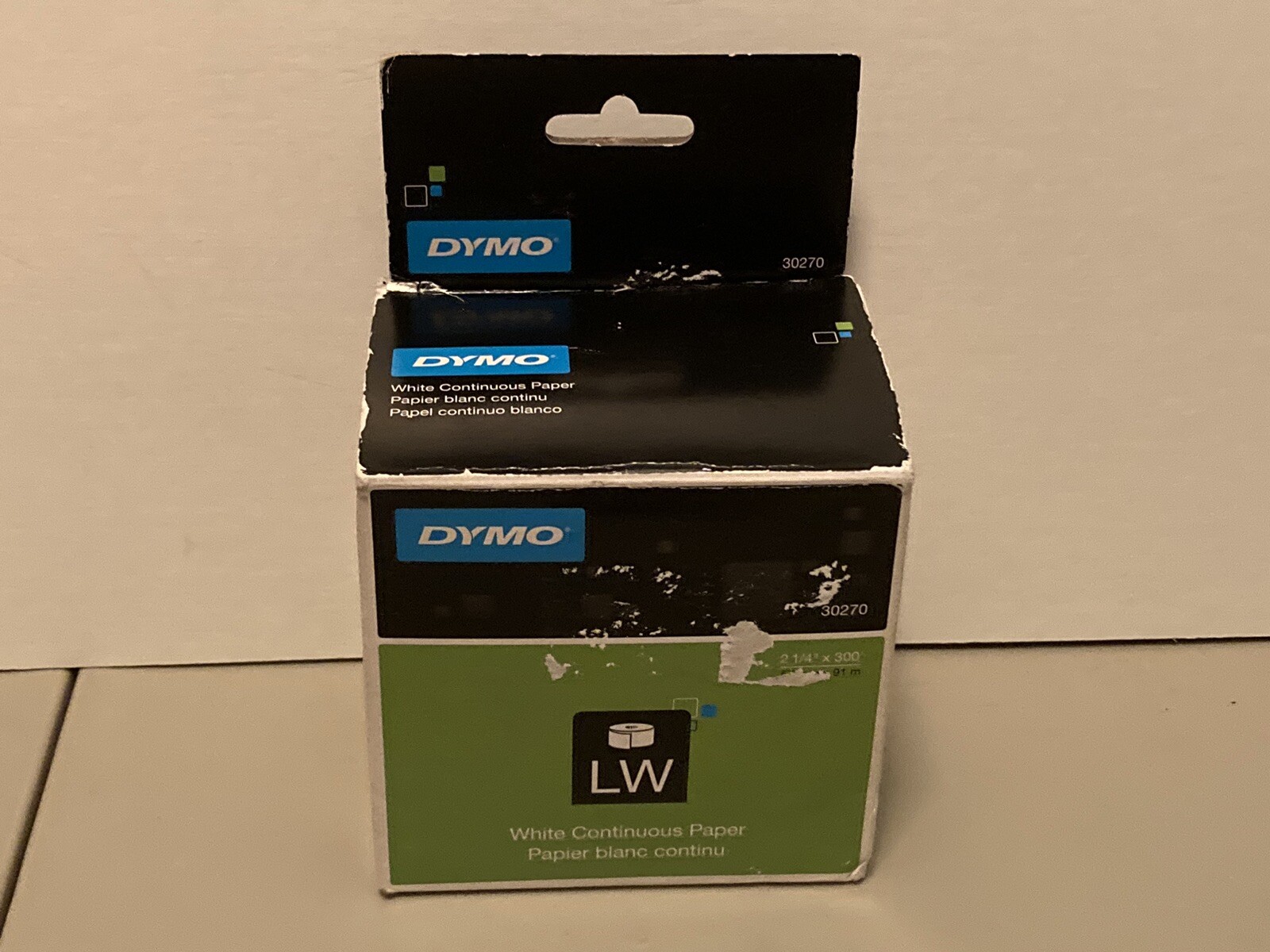 NEW DYMO LabelWriter 30270 White Continuous Paper Roll 2 1/4″ x 300′
