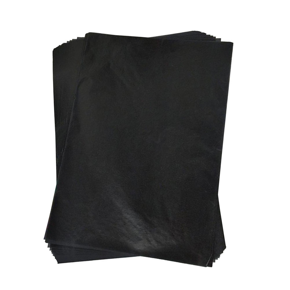 75Pcs Tracing Paper Black Carbon Transfer Sheets for Handicraft Writing Projects