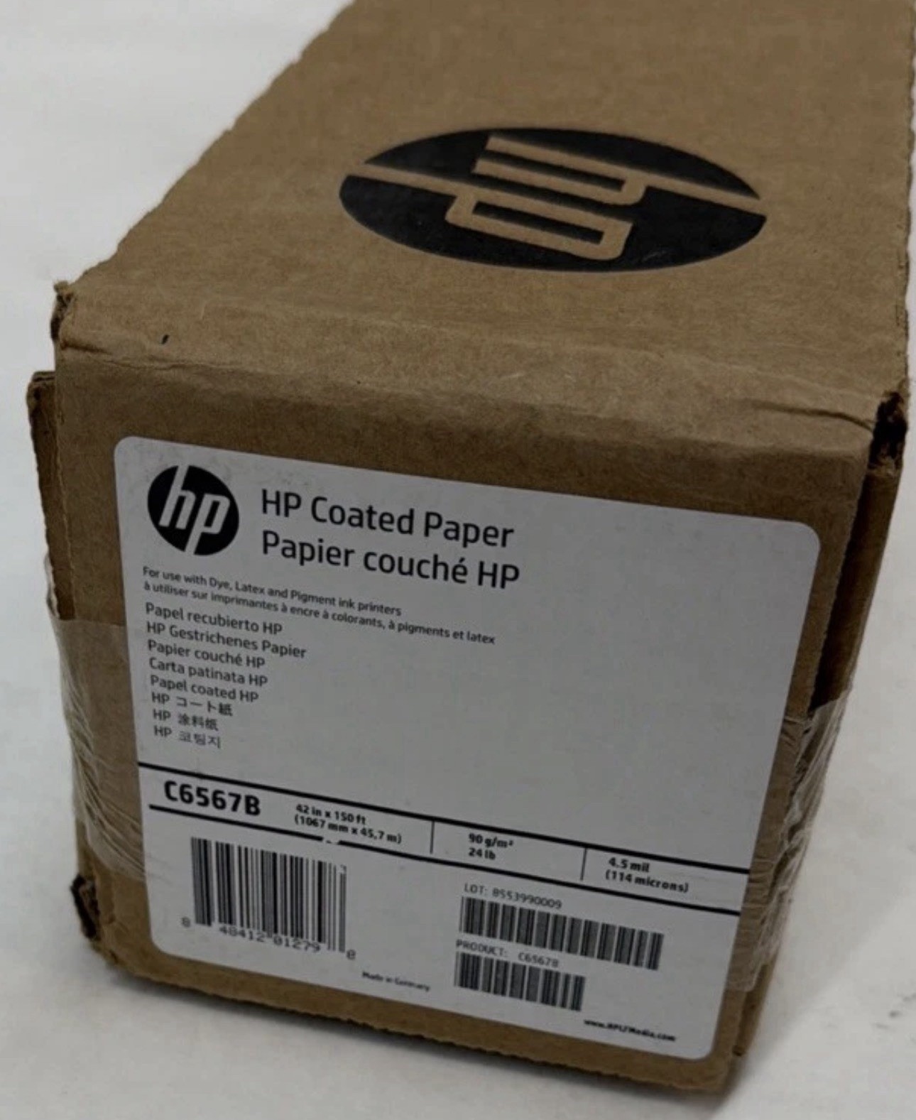HP Coated Paper C6567B 42 In x 150ft