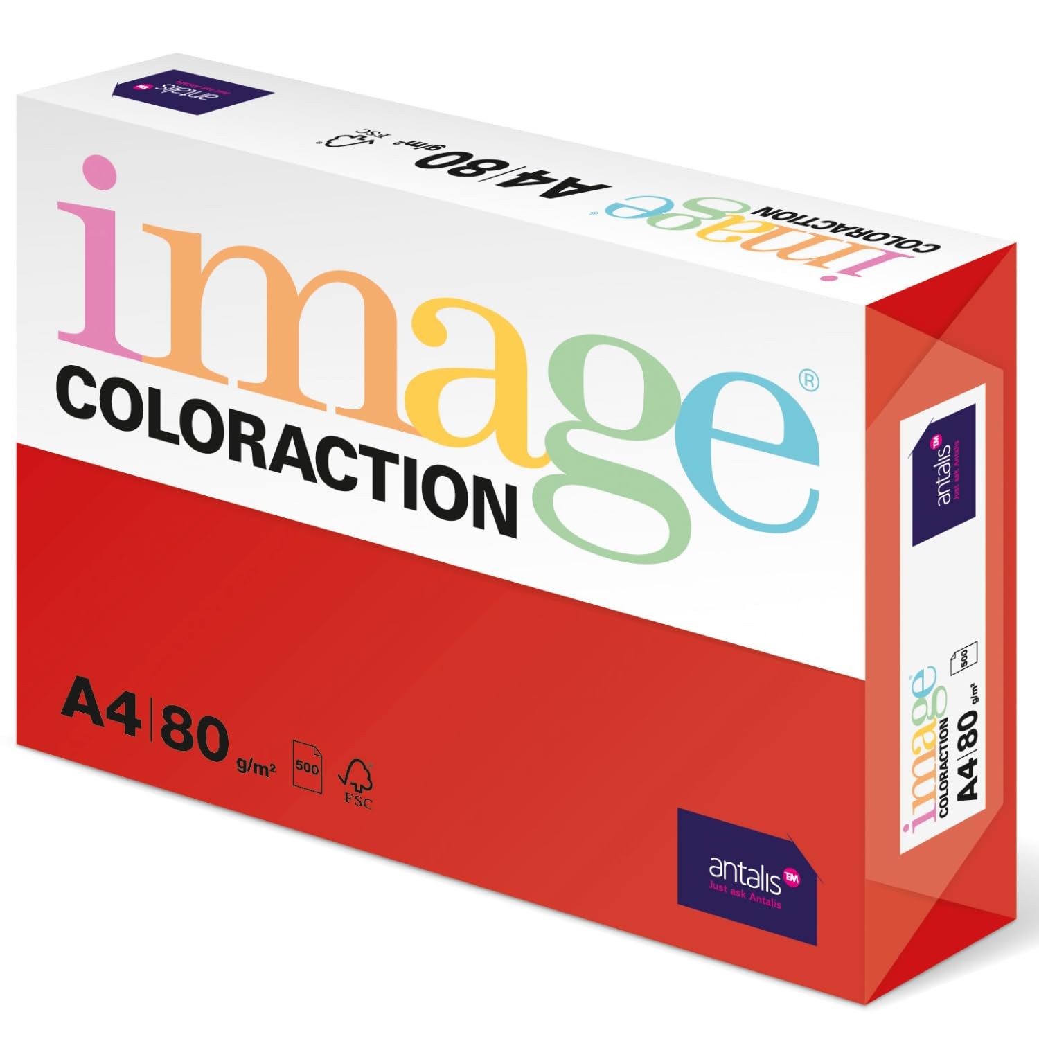 Coloraction Chile Coloured Copy Paper A4, 210 x 297mm, 80gsm Multicoloured…