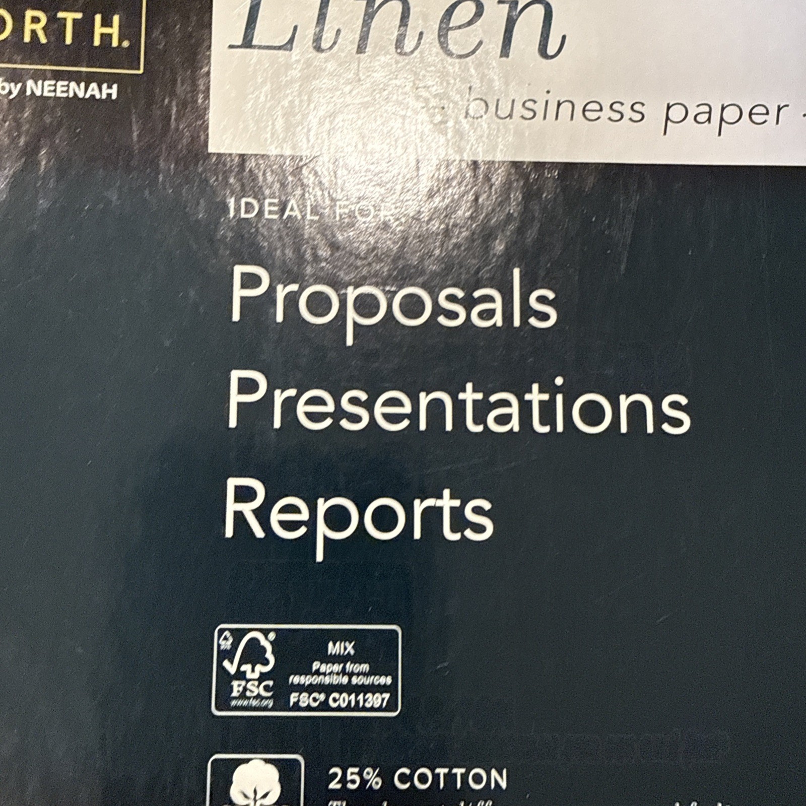 70 Sheets-Southworth Company 24Lb. Ivory Linen Business Paper