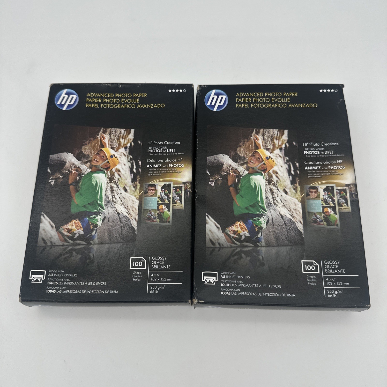 HP Advanced 200 Sheets 4”x6” Glossy Photo Paper Q6638A For All Inkjet NEW SEALED