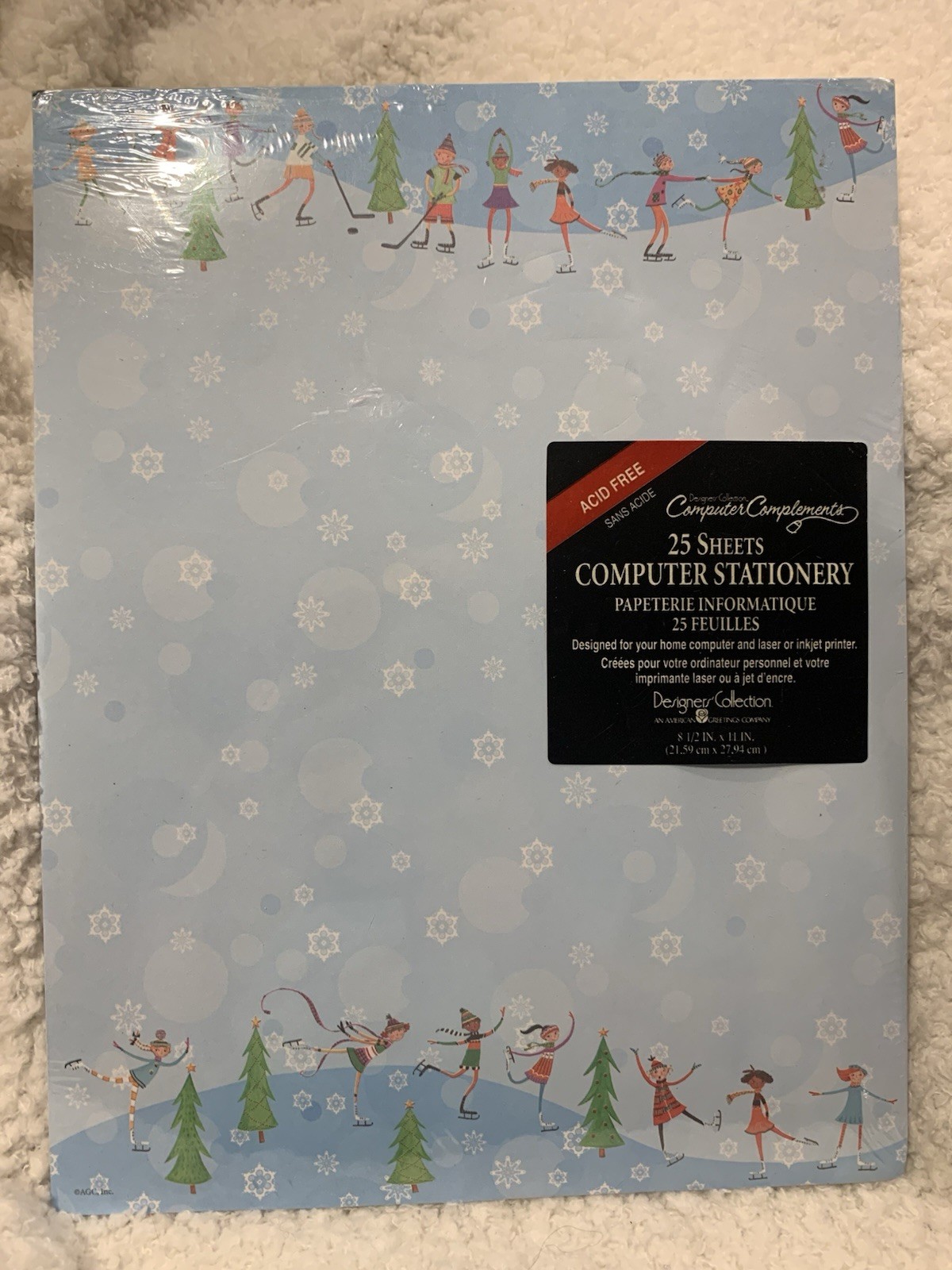 COMPUTER PRINTER LETTER STATIONARY Christmas Holiday 8.5×11 – 145 ct