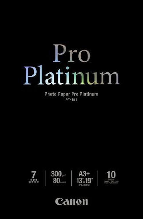 Canon Photo Paper Pro Platinum, 13 x 19 Inches, 10 Sheets (2768B018)