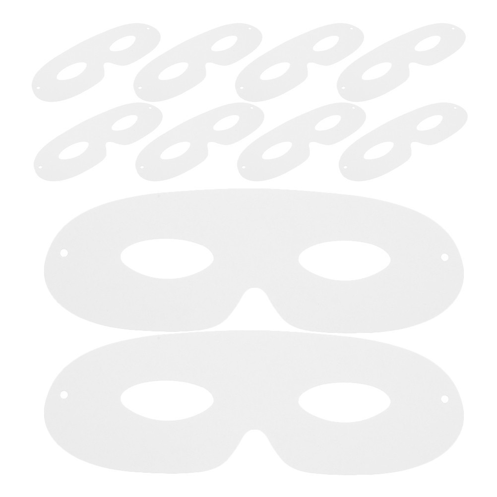 40 Pcs Masquerade White Mask Craft Masks to Decorate Blank for Crafts Diy