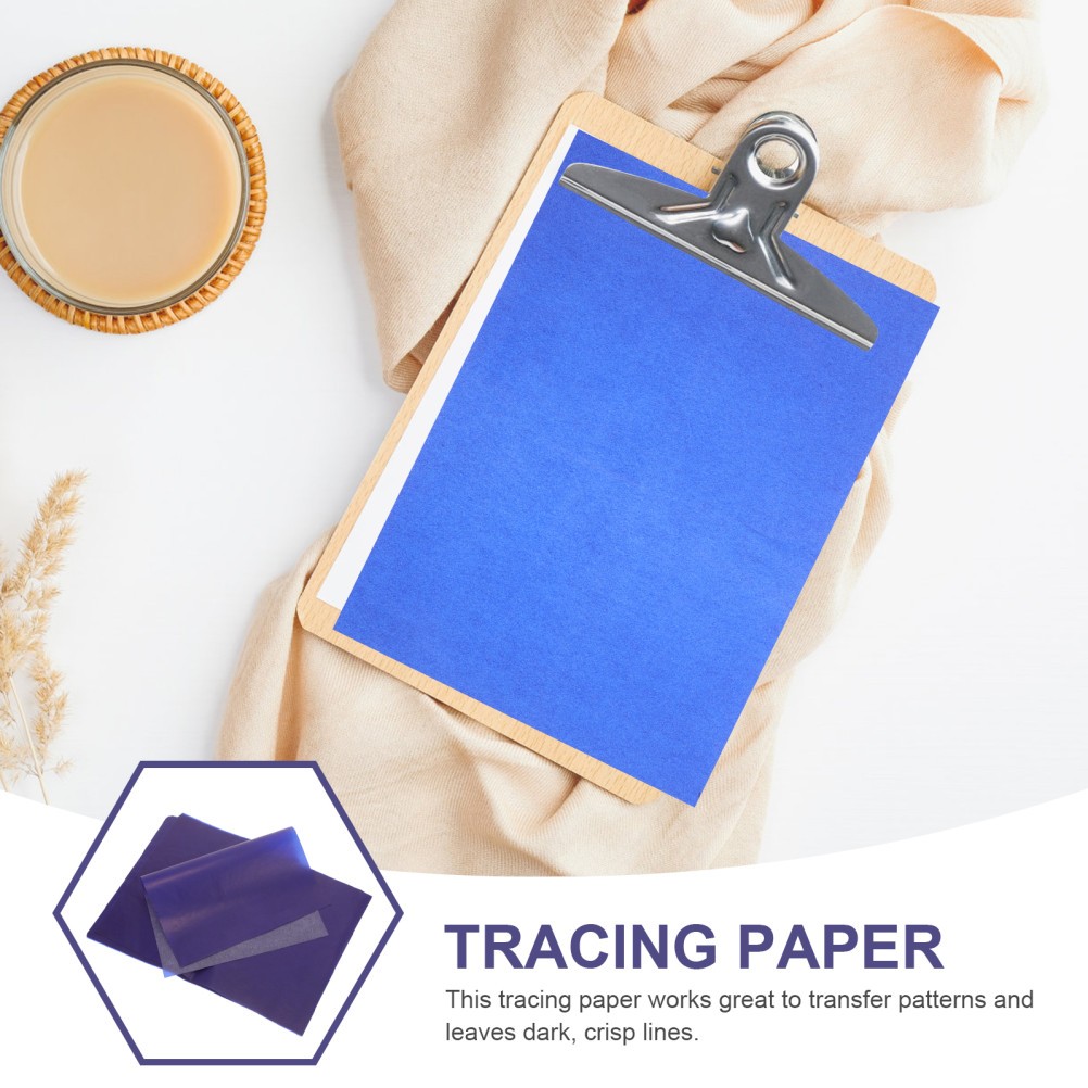 50 Sheets Sketch Carbon Strips Tracing Transfer Paper for Drawing