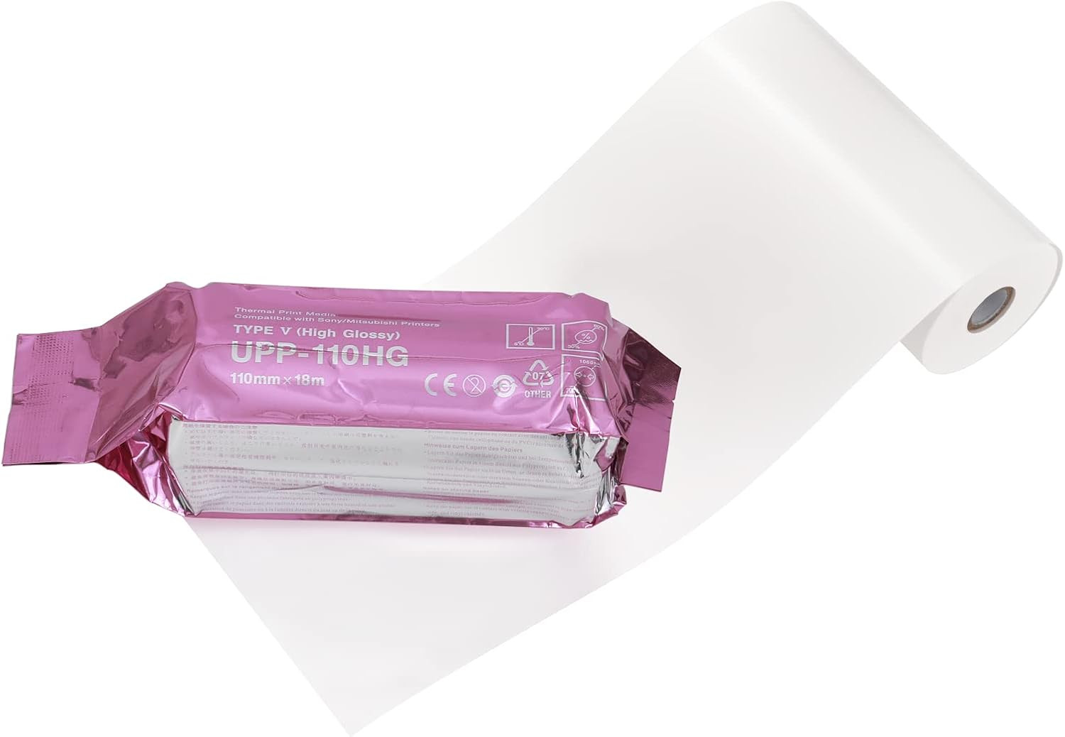 Compatible Upp-110Hg Ultrasound Paper Film/Media,Upp 110Hg Type V High Glossy Th