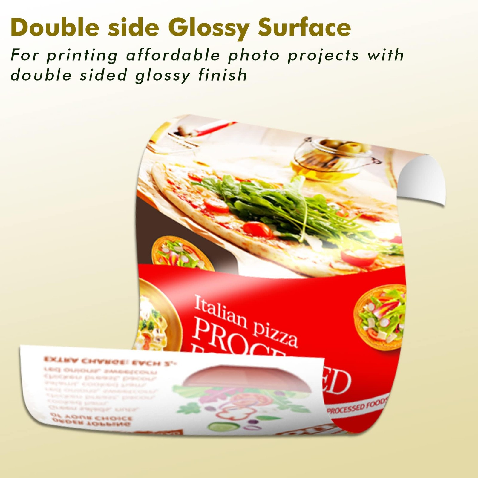 100 PCS Koala Double Sided Glossy Photo Paper 8.5×14 Inch 54lb 200gsm Inkjet