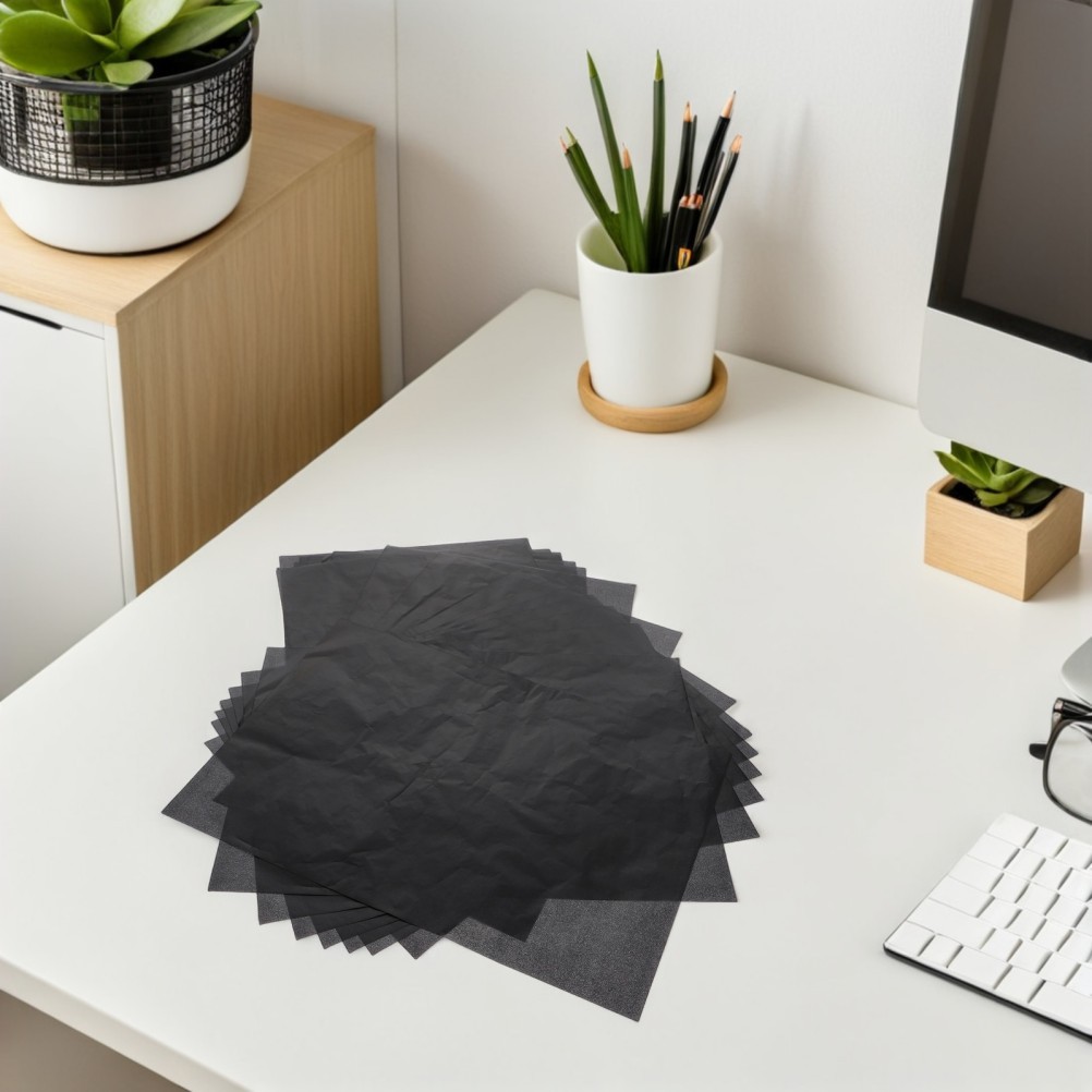 50 Pcs Graphite Transfer Paper for Watercolor Easy Tracing Carbon Crafts
