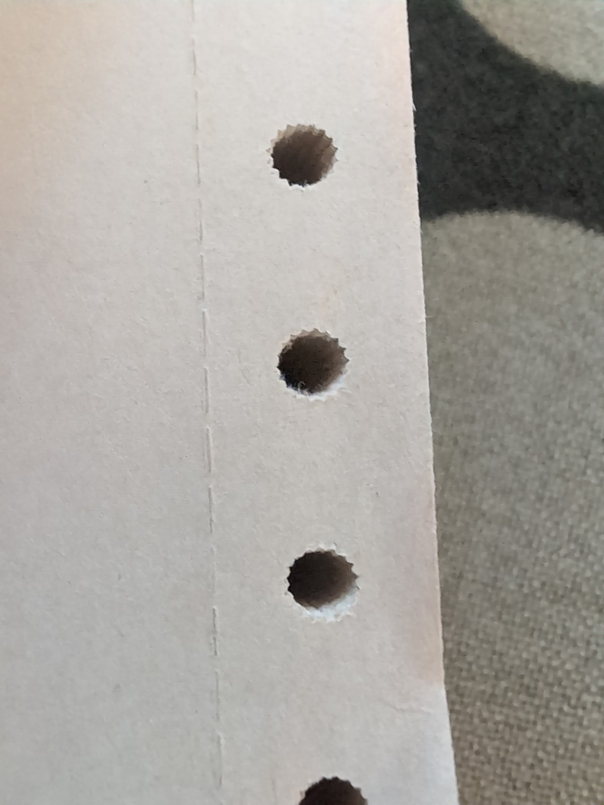 Continuous Dot Matrix Tractor Feed Printer Computer Paper 9.5″×11″ & RARE