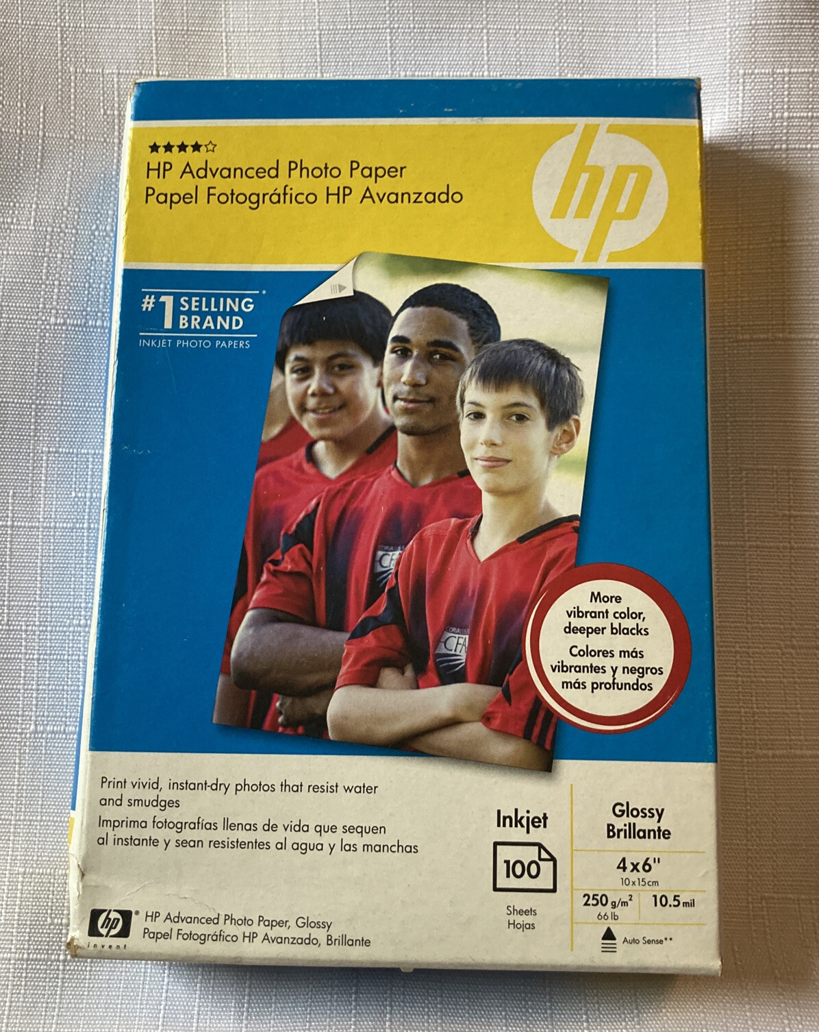 Hewlett Packard Q6638A 4 x 6 inch Glossy Advanced Printer Paper – 100 Sheets NEW