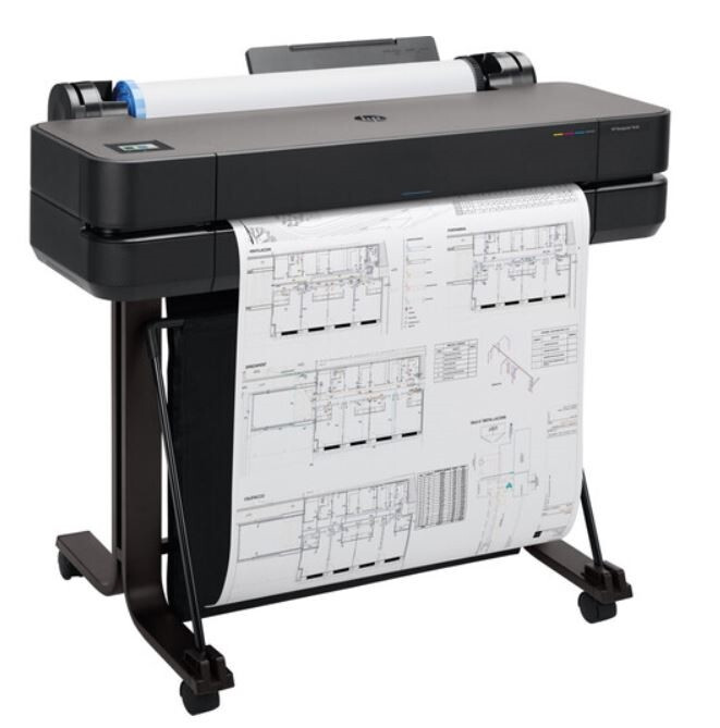 24″ x 150′ CAD 20 lbs Bond Inkjet Wide-Format Plotter Paper – 2.0″ Core 4 Rolls