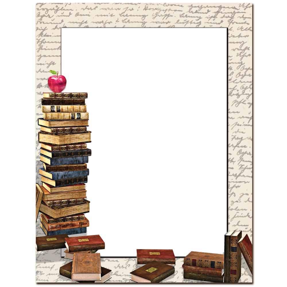 100 PCS Books Letterhead Laser Inkjet Printer Paper Decorative Stationery