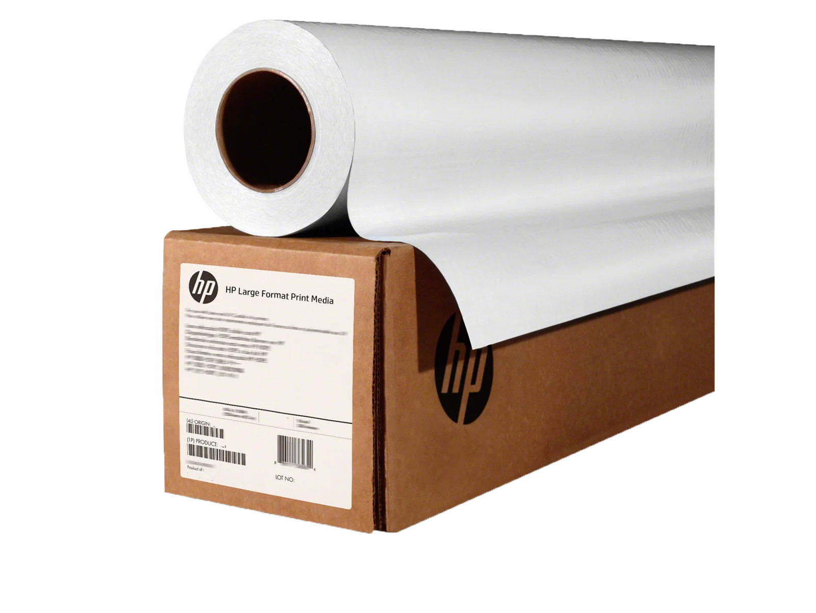 HP Universal Inkjet Print Photo Paper 42″ x 100 ft Semi-Gloss White Q6581A