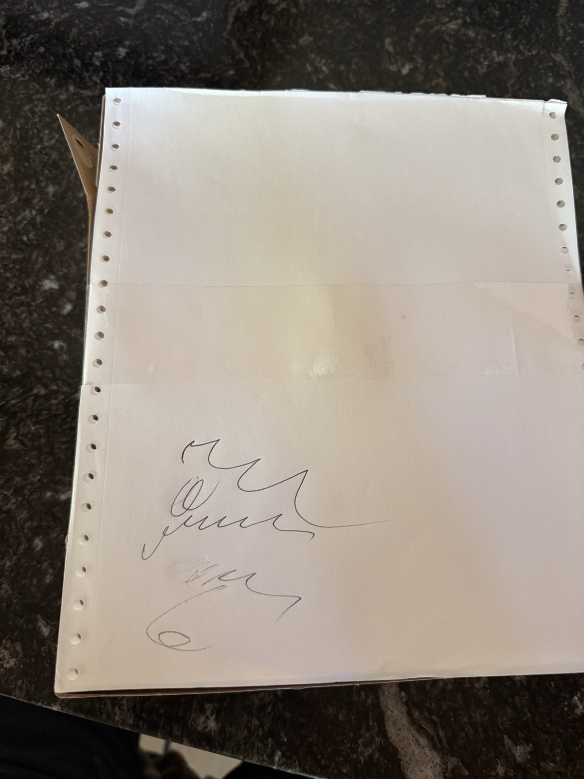 Continuous Dot Matrix Tractor Feed Printer Computer Paper 9.5″×11″ & RARE