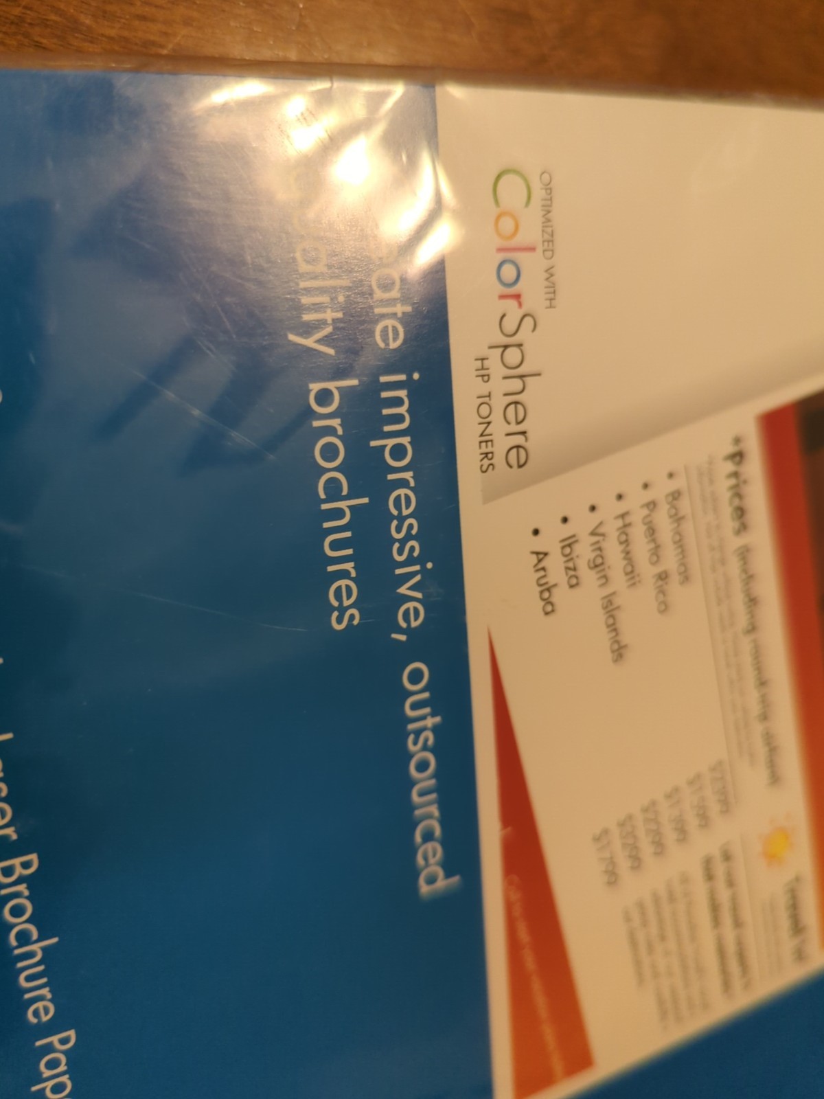 HP Laser Brochure/Flyer Paper White Q6611A New