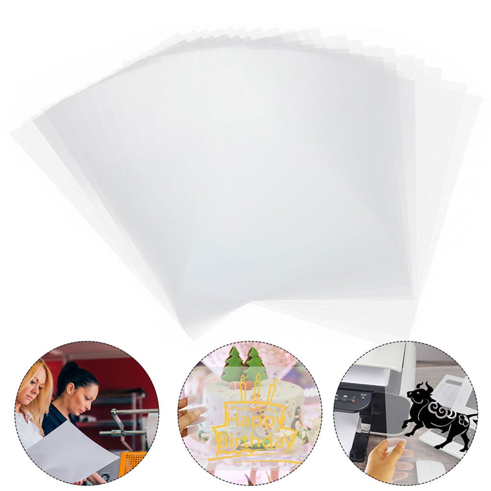 30 Sheets Inkjet Silk Screen Transprent Film Clear Transparency