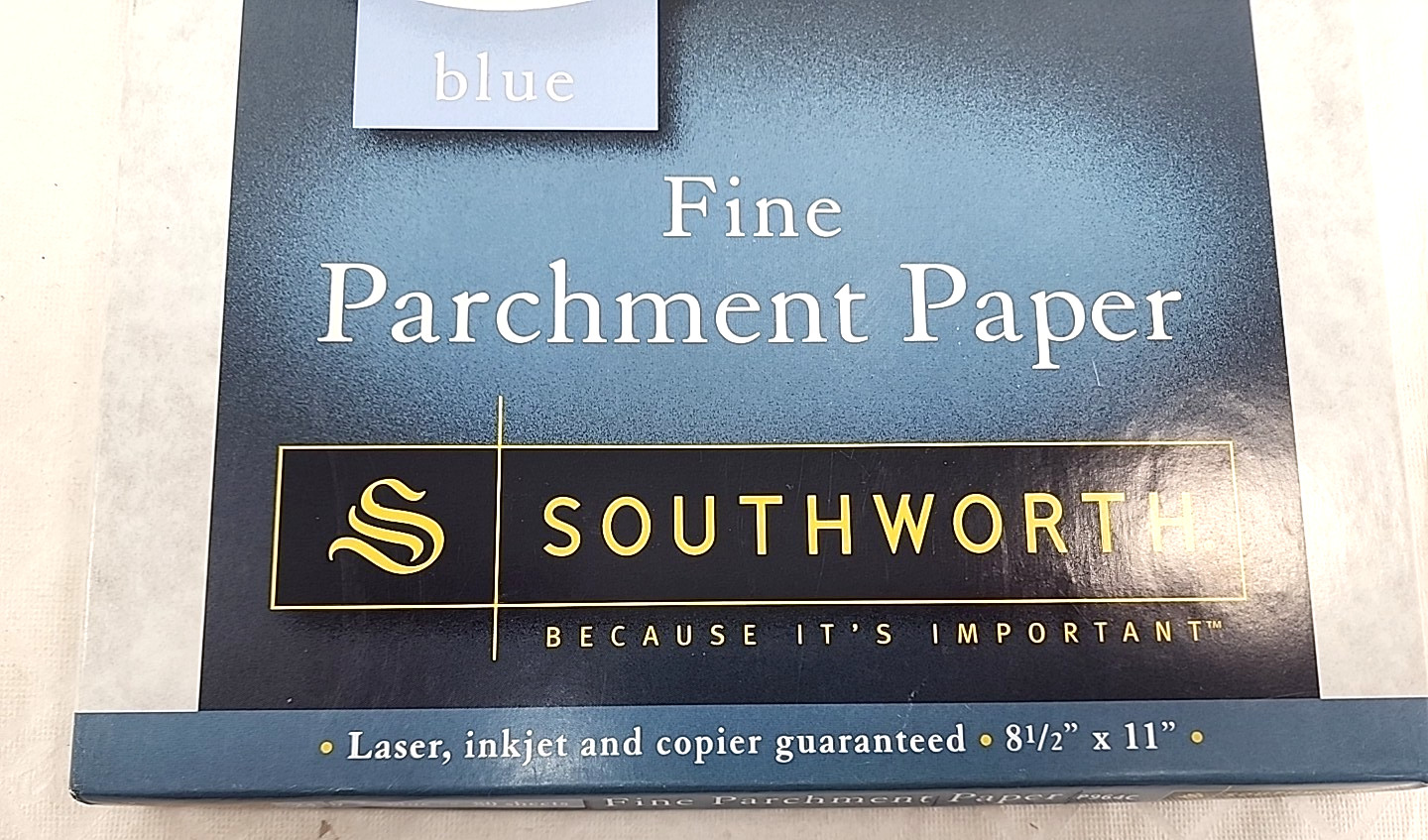 Southworth Blue Parchment Paper 24lb. 8-1/2″x11″ 80 Sh/PK Blue P964C