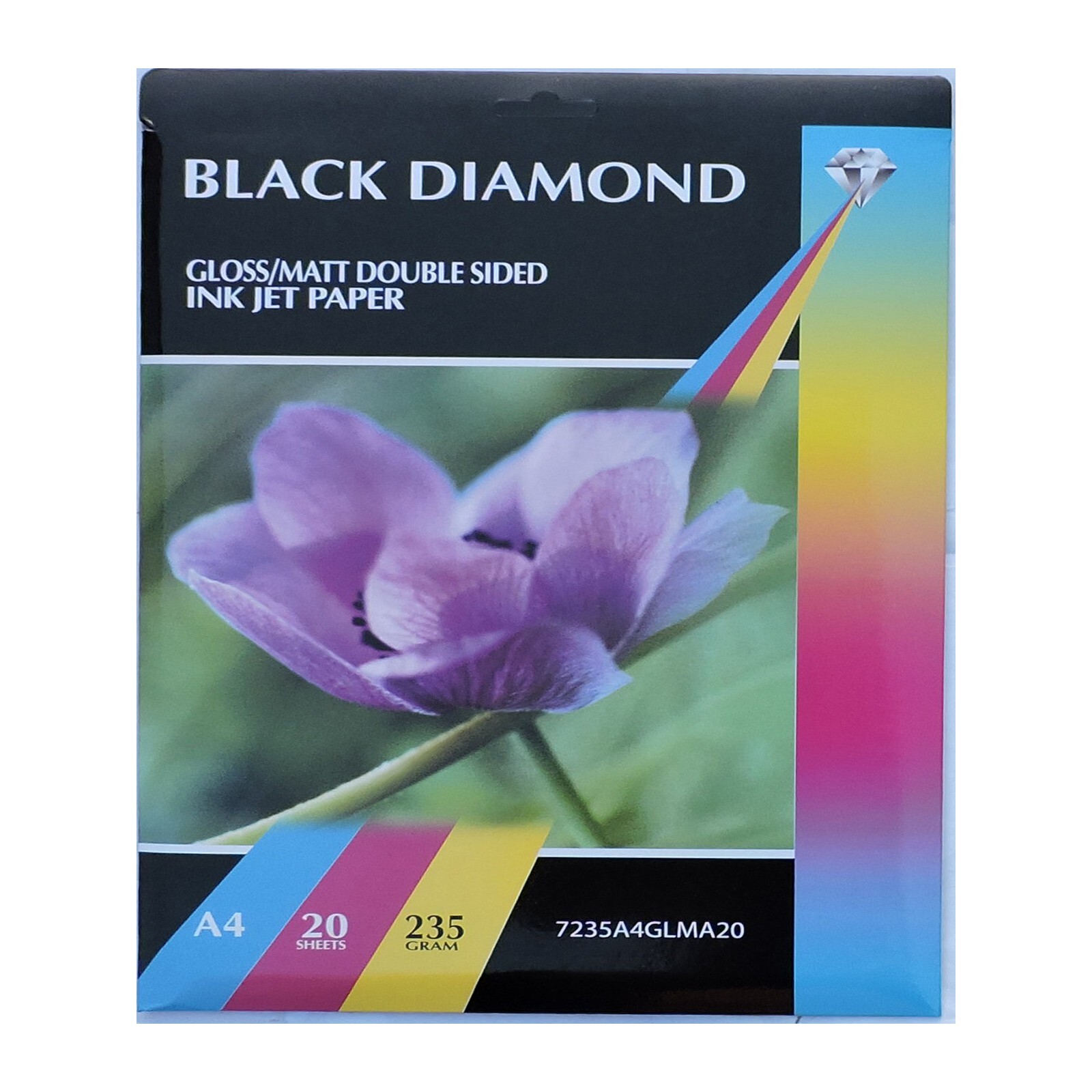 400 Sheets A4 235gsm Black Diamond Double Sided Gloss / Matte Photo Paper